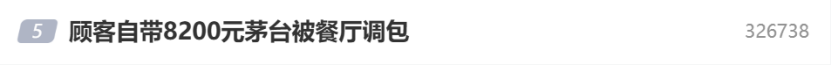 顾客自带8200元茅台在餐厅被调包，作案手段曝光：服务员、传菜员两人配合，5个月调包120多瓶名酒