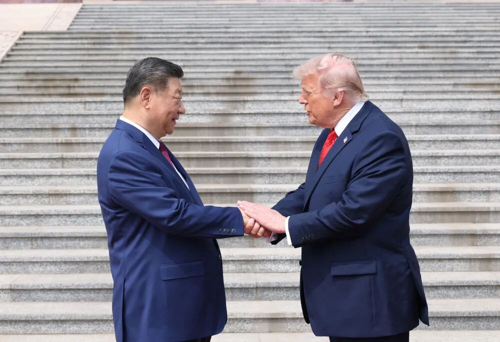 图讯｜习近平为美国总统特朗普举行欢迎仪式