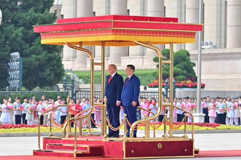 图讯|习近平为美国总统特朗普举行欢迎仪式(图3) 3.jpg