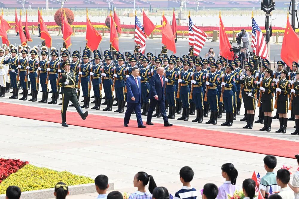 图讯|习近平为美国总统特朗普举行欢迎仪式(图6) 6.jpg