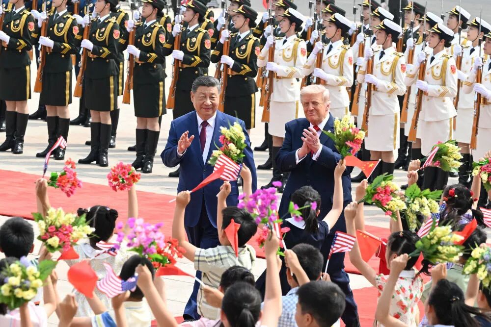 图讯|习近平为美国总统特朗普举行欢迎仪式(图9) 9.jpg