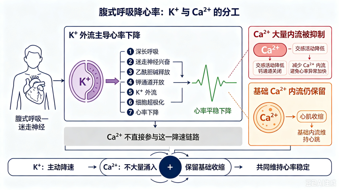 信手笔记(五十一):腹式呼吸能稳心率?核心原理藏在K、Ca两种离子的流动里(图4) 4.png