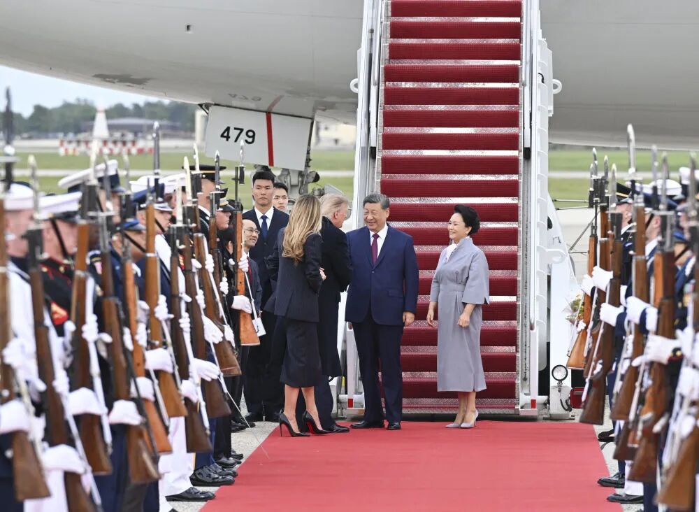 详讯 | 习近平抵达华盛顿对美国进行国事访问(图1) 1.jpg